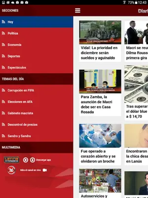 Diario26 android App screenshot 2