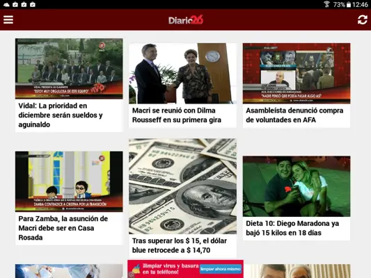 Diario26 android App screenshot 3